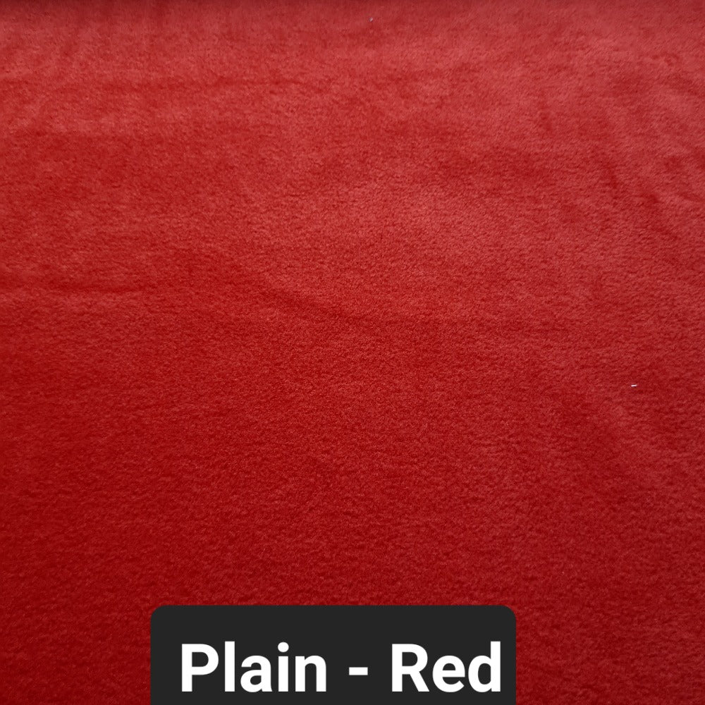 Plain Red polar fleece fabric