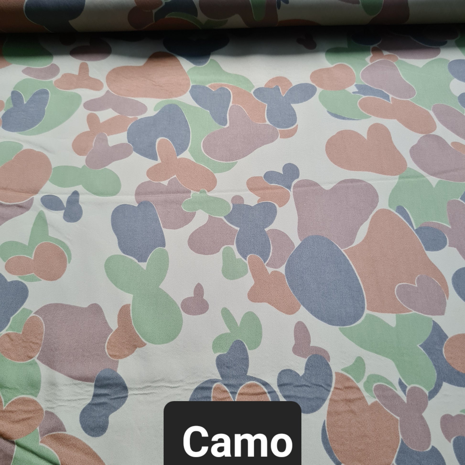 Army camouflage printed soft shell fabric